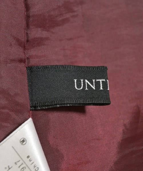 UNTITLED（アンタイトル）ロング・マキシ丈スカート 赤 サイズ:2(M位) レディース/2200619982119