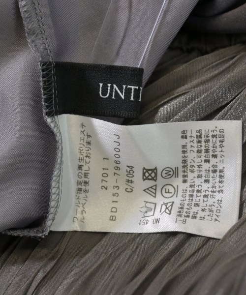 UNTITLED（アンタイトル）ロング・マキシ丈スカート グレー サイズ:2(M位) レディース/2200619982140