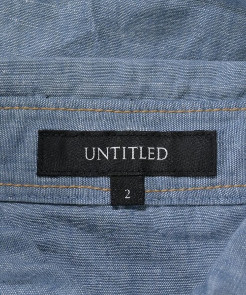 UNTITLED（アンタイトル）カジュアルシャツ 青 サイズ:2(M位) レディース/2200619982157