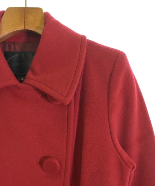 UNTITLED（アンタイトル）コート 赤 サイズ:2(M位) レディース/2200626377014