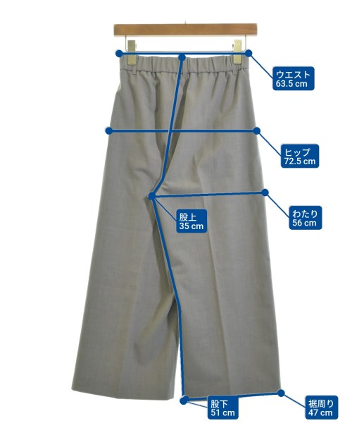 UNTITLED（アンタイトル）スラックス グレー サイズ:1(S位) レディース/2200627684043