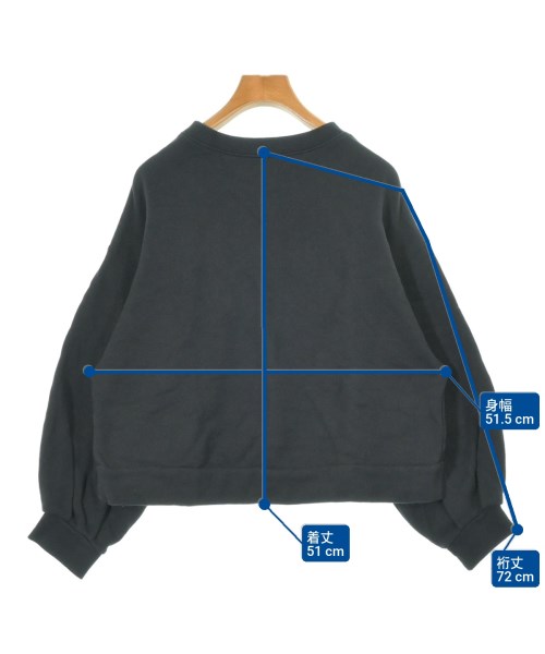 UNTITLED（アンタイトル）スウェット 黒 サイズ:2(M位) レディース/2200627684135