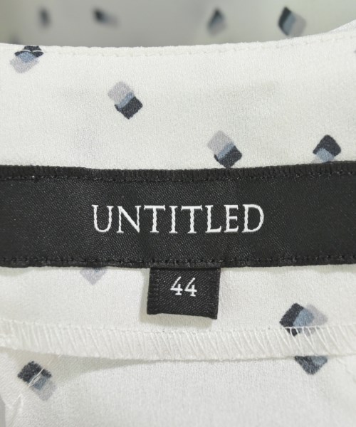 UNTITLED（アンタイトル）カジュアルシャツ 白 サイズ:44(XL位) レディース/2200628177162