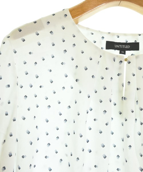UNTITLED（アンタイトル）カジュアルシャツ 白 サイズ:44(XL位) レディース/2200628177162