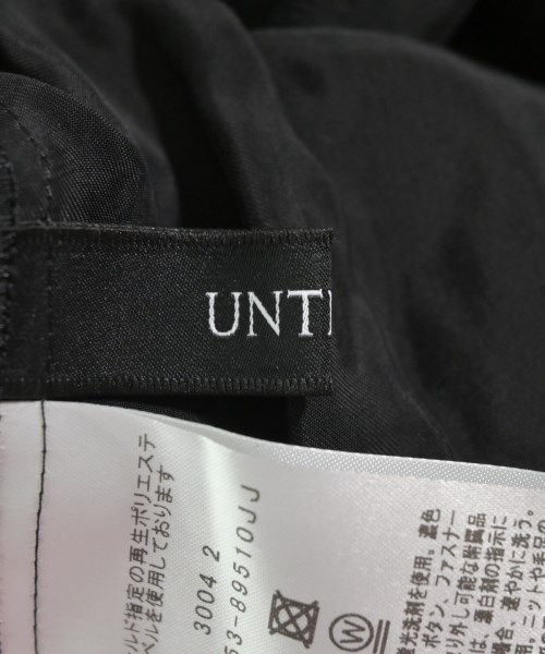 UNTITLED（アンタイトル）カジュアルシャツ 黒 サイズ:44(XL位) レディース/2200628177186