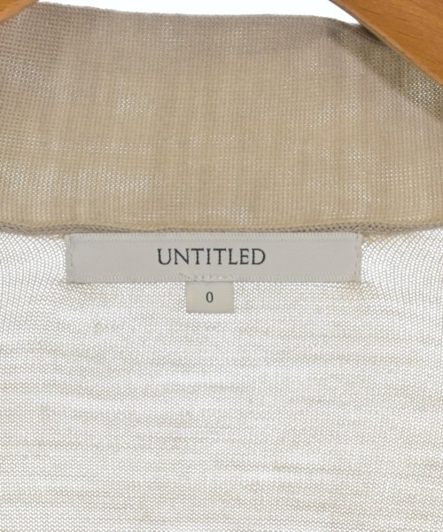 UNTITLED（アンタイトル）カーディガン ベージュ サイズ:0(XS位) レディース/2200628803061