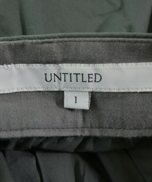 UNTITLED（アンタイトル）ロング・マキシ丈スカート グレー サイズ:1(S位) レディース/2200641741074