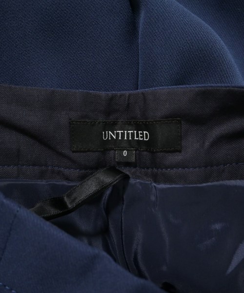 UNTITLED（アンタイトル）スラックス 紺 サイズ:0(XS位) レディース/2200628004062
