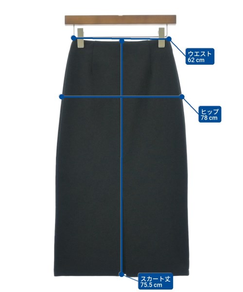 UNTITLED（アンタイトル）ロング・マキシ丈スカート 黒 サイズ:0(XS位) レディース/2200628004079