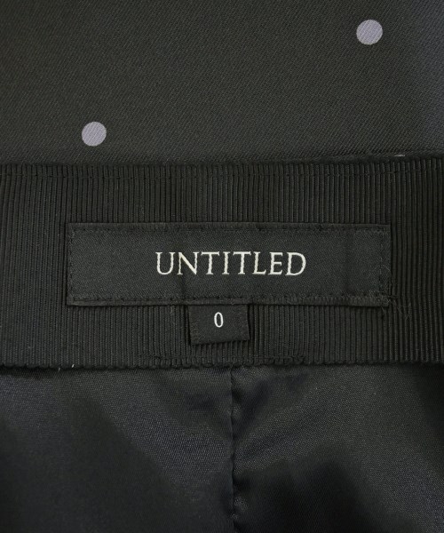UNTITLED（アンタイトル）ロング・マキシ丈スカート 黒 サイズ:0(XS位) レディース/2200628004093