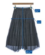 UNTITLED（アンタイトル）ロング・マキシ丈スカート 紺 サイズ:XXS レディース/2200628004109