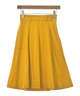 UNTITLED（アンタイトル）ひざ丈スカート 黄 サイズ:XS レディース/2200628004116
