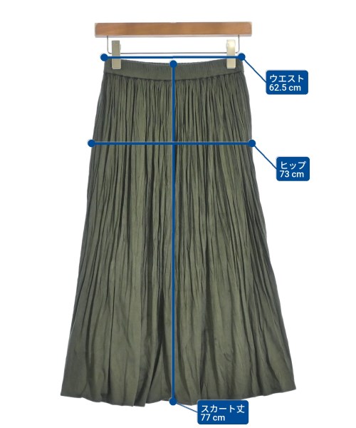 UNTITLED（アンタイトル）ロング・マキシ丈スカート カーキ サイズ:-(M位) レディース/2200628004123