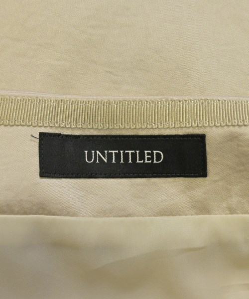 UNTITLED（アンタイトル）ロング・マキシ丈スカート ベージュ サイズ:XS レディース/2200628004130