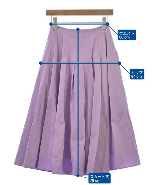 UNTITLED（アンタイトル）ロング・マキシ丈スカート ピンク サイズ:0(XS位) レディース/2200628004147