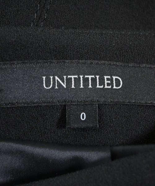 UNTITLED（アンタイトル）ロング・マキシ丈スカート 黒 サイズ:0(XS位) レディース/2200628004161