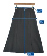 UNTITLED（アンタイトル）ロング・マキシ丈スカート 黒 サイズ:0(XS位) レディース/2200628004161