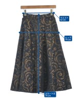 UNTITLED（アンタイトル）ロング・マキシ丈スカート 紺 サイズ:XS レディース/2200628004185