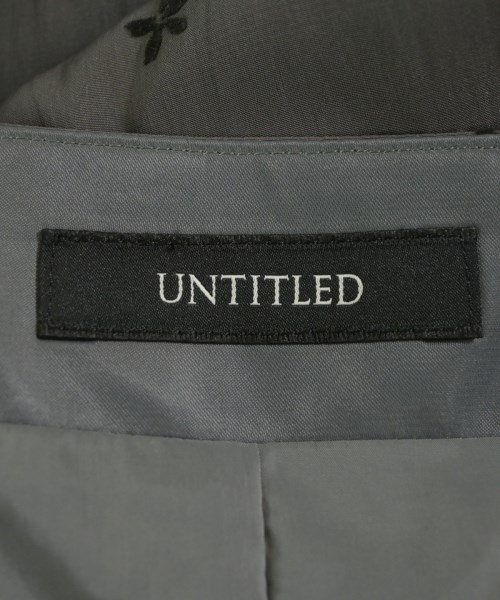 UNTITLED（アンタイトル）ロング・マキシ丈スカート グレー サイズ:XS レディース/2200628004192