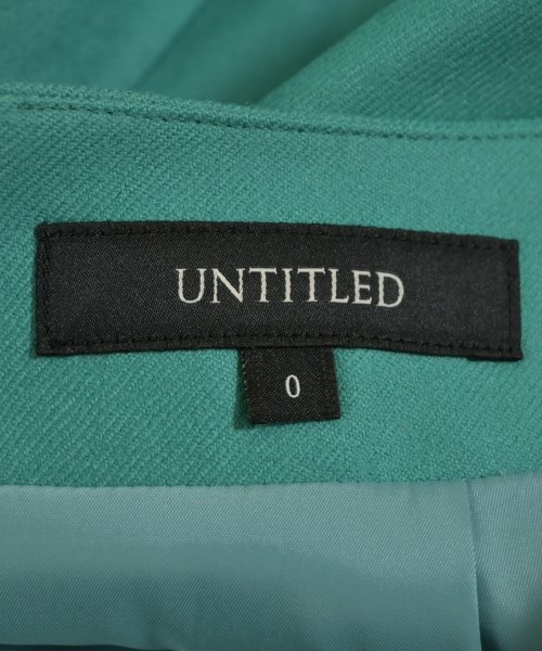 UNTITLED（アンタイトル）ロング・マキシ丈スカート 緑 サイズ:0(XS位) レディース/2200628004208