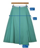 UNTITLED（アンタイトル）ロング・マキシ丈スカート 緑 サイズ:0(XS位) レディース/2200628004208