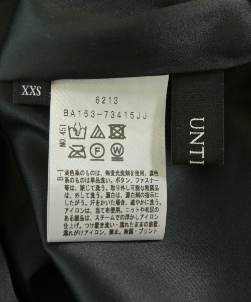 UNTITLED（アンタイトル）ロング・マキシ丈スカート 黒 サイズ:XXS レディース/2200628004215