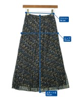 UNTITLED（アンタイトル）ロング・マキシ丈スカート 黒 サイズ:XXS レディース/2200628004215