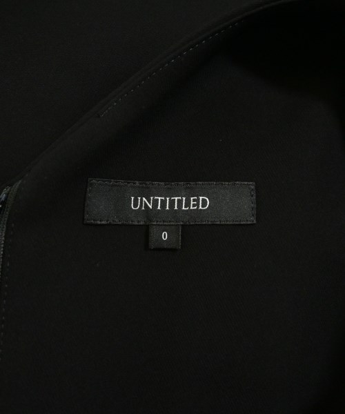UNTITLED（アンタイトル）ワンピース 黒 サイズ:0(XS位) レディース/2200628004314