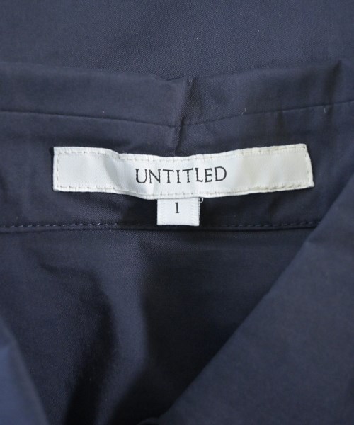 UNTITLED（アンタイトル）カジュアルシャツ 紺 サイズ:1(S位) レディース/2200628004383