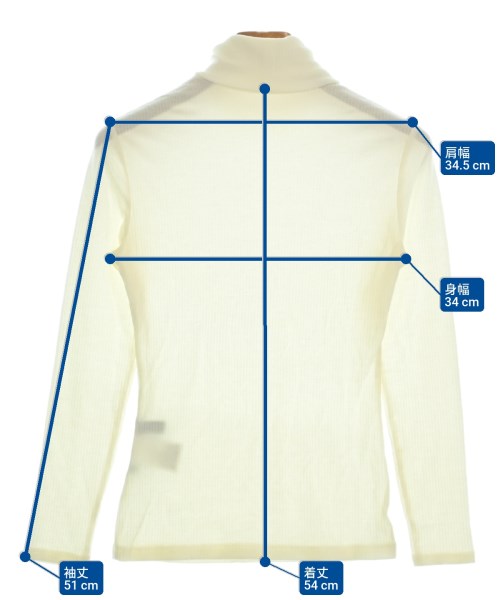 UNTITLED（アンタイトル）ニット・セーター 白 サイズ:0(XS位) レディース/2200628004468