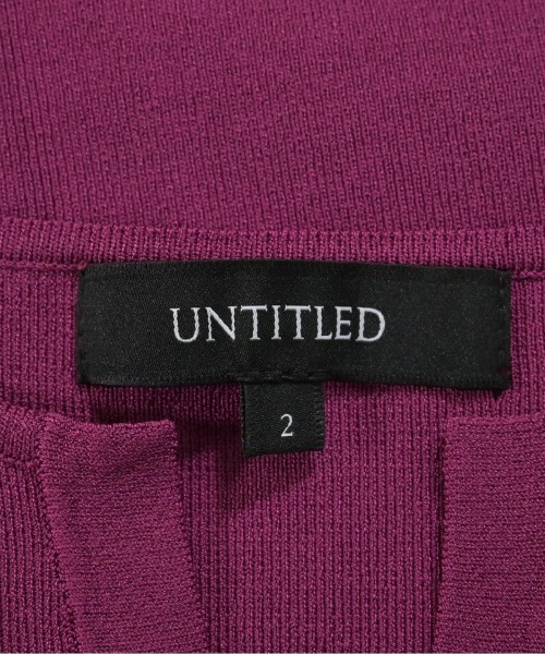 UNTITLED（アンタイトル）ニット・セーター 赤 サイズ:2(M位) レディース/2200628476067