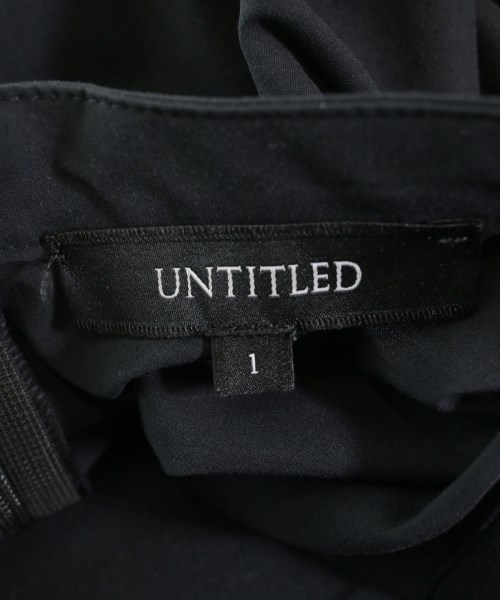 UNTITLED（アンタイトル）ワンピース 黒 サイズ:1(S位) レディース/2200628218124