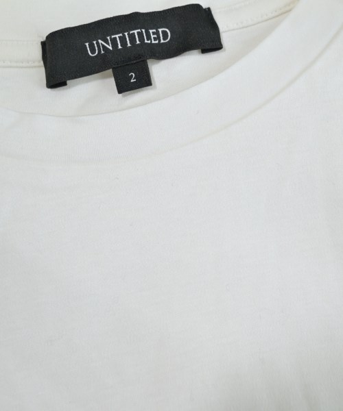 UNTITLED（アンタイトル）Tシャツ・カットソー 白 サイズ:2(M位) レディース/2200628218261