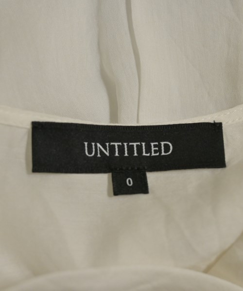 UNTITLED（アンタイトル）ブラウス 白 サイズ:0(XS位) レディース/2200628705044
