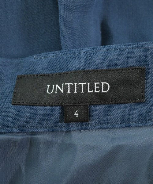 UNTITLED（アンタイトル）ロング・マキシ丈スカート 青 サイズ:4(XL位) レディース/2200623675021