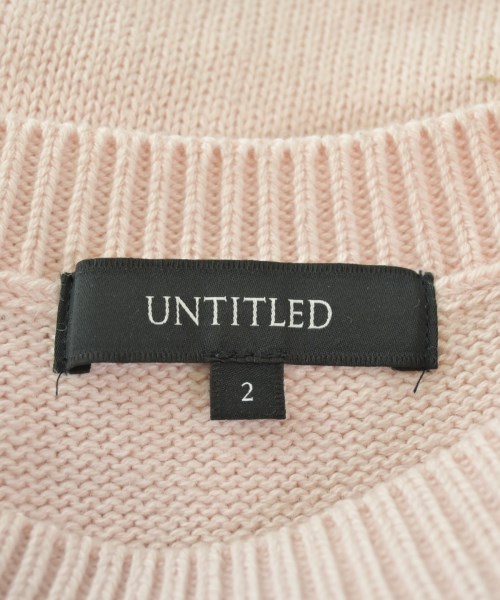 UNTITLED（アンタイトル）ニット・セーター ピンク サイズ:2(M位) レディース/2200630541074