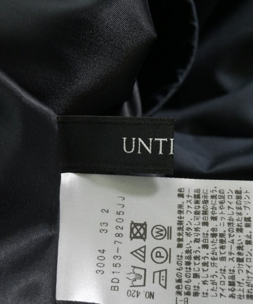 UNTITLED（アンタイトル）ひざ丈スカート 紺 サイズ:0(XS位) レディース/2200630507049
