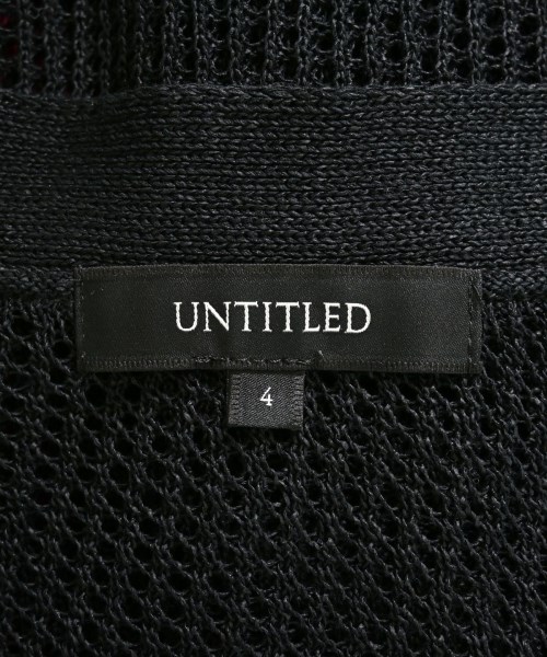 UNTITLED（アンタイトル）カーディガン 黒 サイズ:4(XL位) レディース/2200633277307