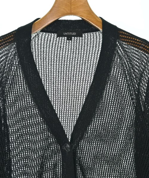 UNTITLED（アンタイトル）カーディガン 黒 サイズ:4(XL位) レディース/2200633277307