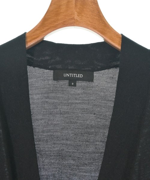 UNTITLED（アンタイトル）カーディガン 黒 サイズ:0(XS位) レディース/2200629087071