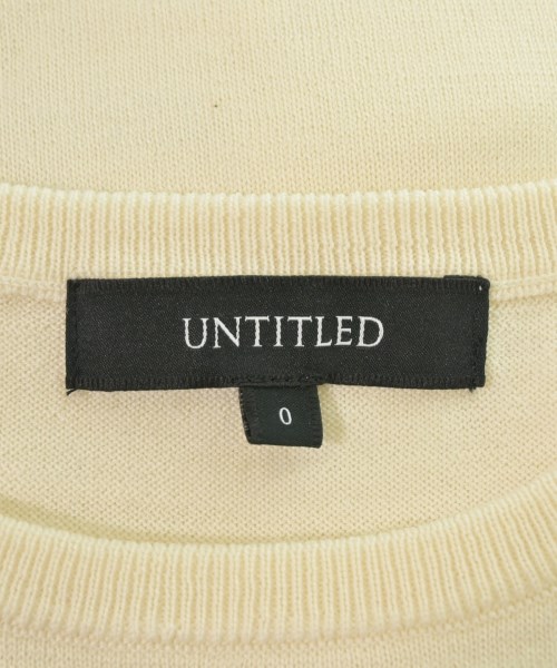UNTITLED（アンタイトル）ニット・セーター 白 サイズ:0(XS位) レディース/2200633645045