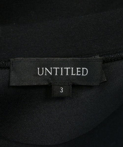 UNTITLED（アンタイトル）Tシャツ・カットソー 黒 サイズ:3(L位) レディース/2200640345143