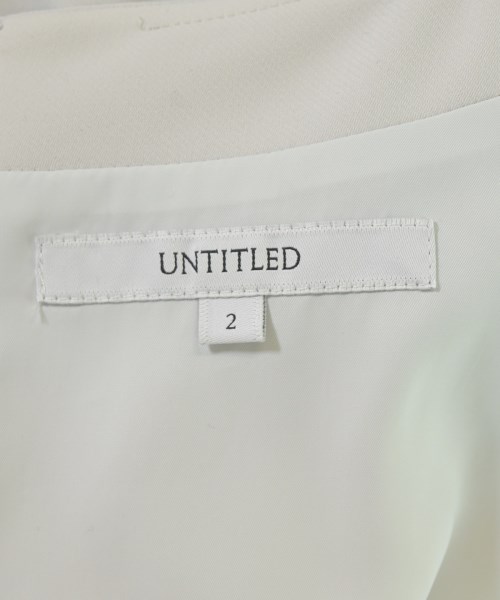UNTITLED（アンタイトル）ワンピース 白 サイズ:2(M位) レディース/2200643367043