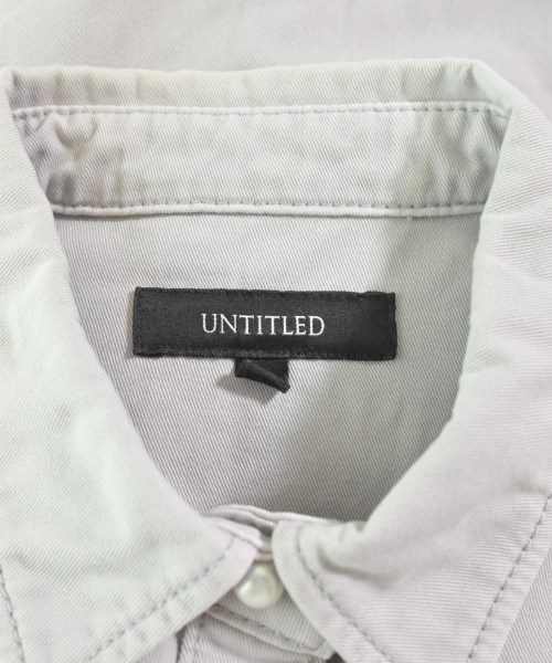 UNTITLED（アンタイトル）カジュアルシャツ 紫 サイズ:2(M位) レディース/2200644092036