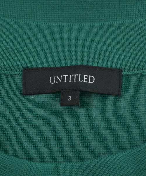 UNTITLED（アンタイトル）ニット・セーター 緑 サイズ:3(L位) レディース/2200633464066