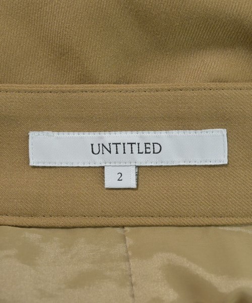 UNTITLED（アンタイトル）ひざ丈スカート ベージュ サイズ:2(M位) レディース/2200643623040