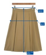 UNTITLED（アンタイトル）ひざ丈スカート ベージュ サイズ:2(M位) レディース/2200643623040
