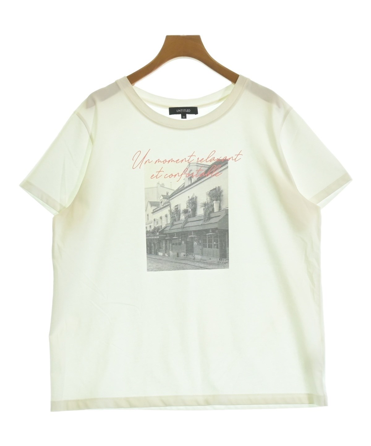 UNTITLED（アンタイトル）Tシャツ・カットソー 白 サイズ:44(XL