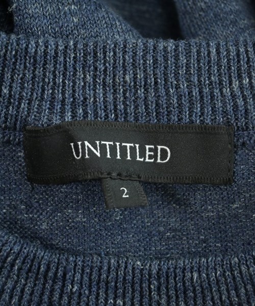 UNTITLED（アンタイトル）ニット・セーター 青 サイズ:2(M位) レディース/2200612859050