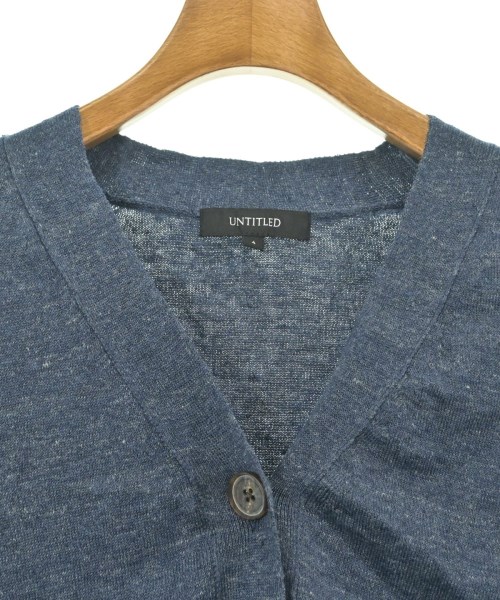 UNTITLED（アンタイトル）カーディガン 青 サイズ:4(XL位) レディース/2200612859067